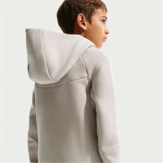 Nike Sportswear Tech Fleece Full-Zip Hoodie Juniors Cream 