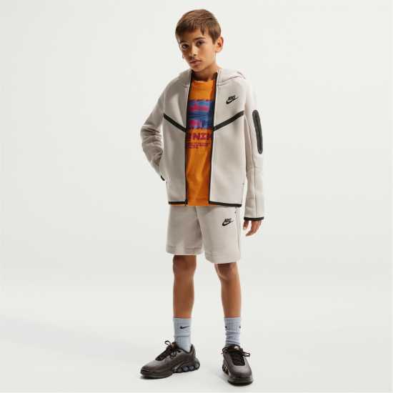 Nike Sportswear Tech Fleece Full-Zip Hoodie Juniors Cream 