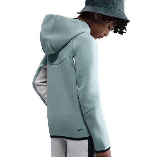 Детски суитчъри и блузи с качулки Nike Sportswear Tech Fleece Full-Zip Hoodie Juniors Sage/Plum Nike Sportswear Tech Fleece Full-Zip Hoodie Juniors Sage/Plum Детски суитчъри и блузи с качулки