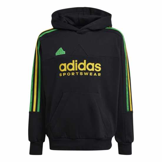 Adidas Nations Pack Tiro Hoodie Juniors Black/Gold Детски суитчъри и блузи с качулки