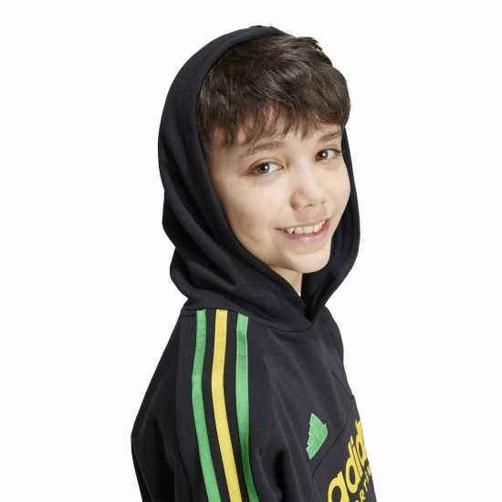 Adidas Nations Pack Tiro Hoodie Juniors Black/Gold Детски суитчъри и блузи с качулки