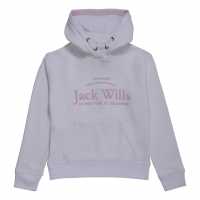 Jack Wills Script Bb Oh Hood Jn99 Bright White Детски суитчъри и блузи с качулки