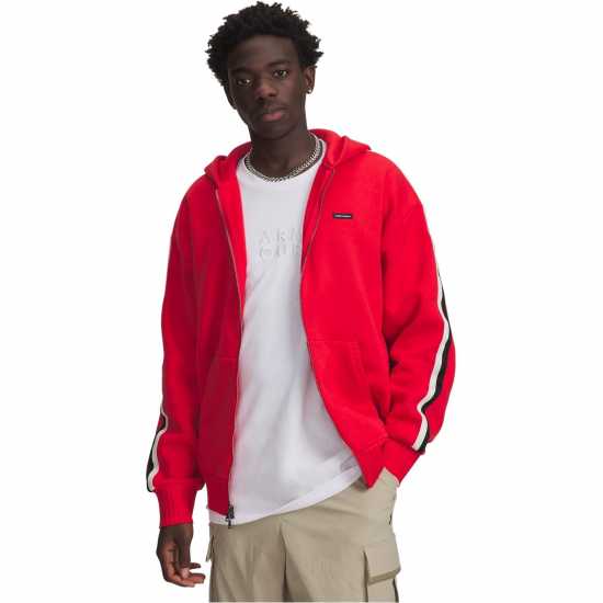 Under Armour Ua Icon Heavy Rib Fz Sn99 Red Under Armour Ua Icon Heavy Rib Fz Sn99 Red