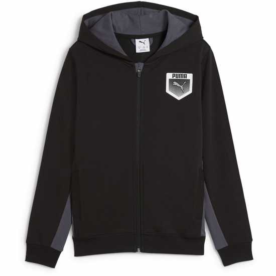 Puma Active Fz Hdy Jn99 Черно Пума Детски суитчъри и блузи с качулки
