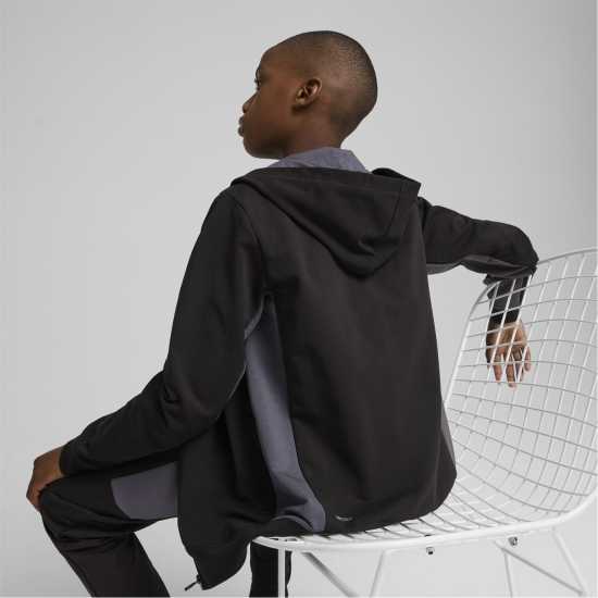 Puma Active Fz Hdy Jn99 Черно Пума Детски суитчъри и блузи с качулки