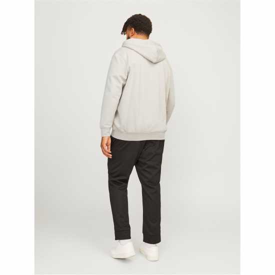 Jack And Jones Men's Vest Zip Hoodie Лунна лъчина Jack And Jones Men's Vest Zip Hoodie Лунна лъчина