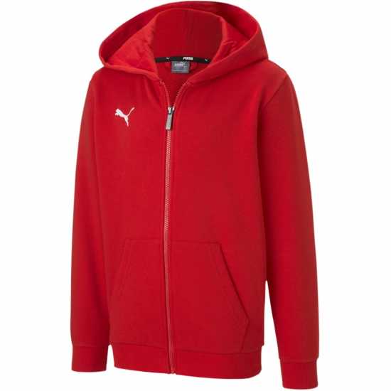Puma Яке С Качулка Teamgoal 23 Casuals Hooded Jacket Jr Hoody Boys Puma Red Детски суитчъри и блузи с качулки