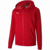 Puma Мъжки Суитшърт Teamgoal 23 Casuals Hooded Jacket Hoody Mens Puma Red Мъжки суитчъри и блузи с качулки