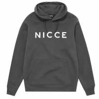 Nicce Logo Hoodie Mens Grey Мъжки суитчъри и блузи с качулки