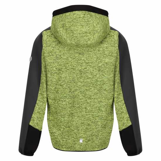 Regatta Dissolver Vi Fleece Hoody Unisex Kids Черно/тъмно сиво Детски суитчъри и блузи с качулки