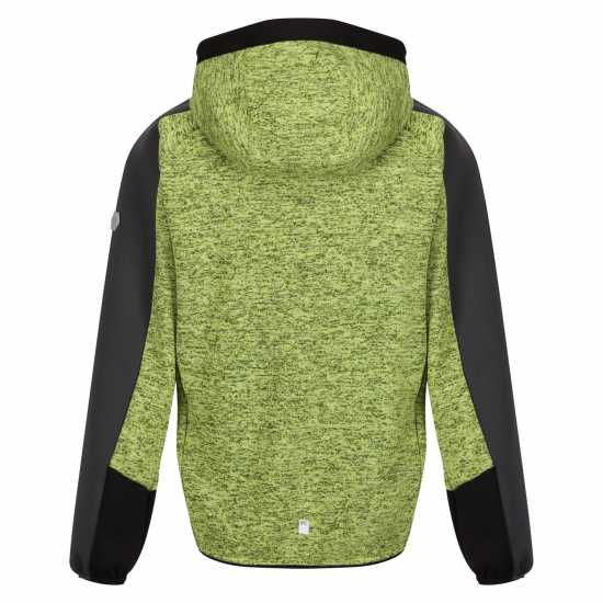 Regatta Dissolver Vi Fleece Hoody Unisex Kids Черно/тъмно сиво Детски суитчъри и блузи с качулки