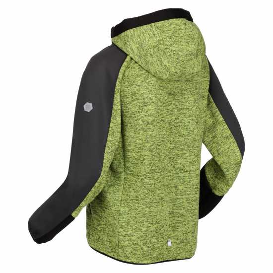 Regatta Dissolver Vi Fleece Hoody Unisex Kids Черно/тъмно сиво Детски суитчъри и блузи с качулки