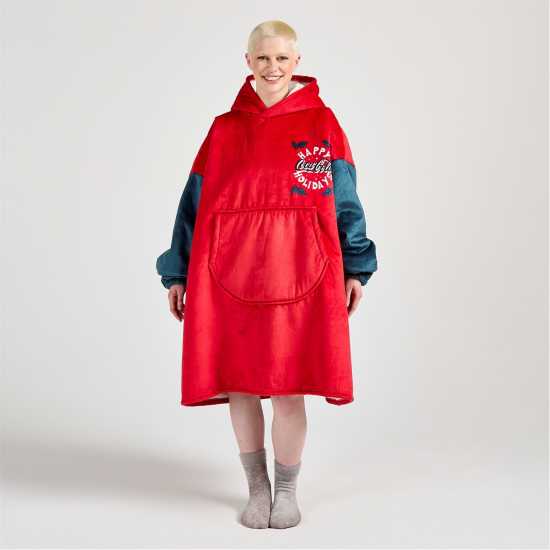 Coca Cola Coca-Cola Officially Licensed Christmas Hoodie For Adults Unisex  