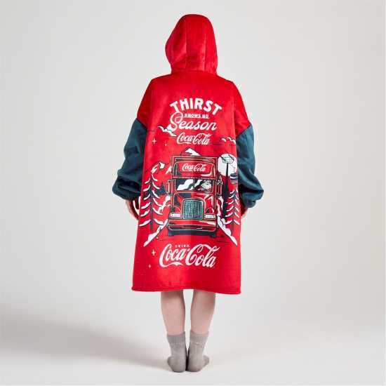 Coca Cola Coca-Cola Officially Licensed Christmas Hoodie For Adults Unisex  