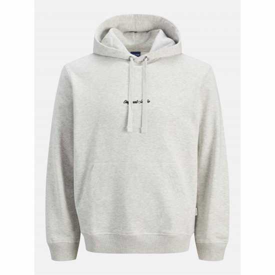 Блуза С Качулка Jack And Jones Hoodie Mens White Melange Блуза С Качулка Jack And Jones Hoodie Mens White Melange