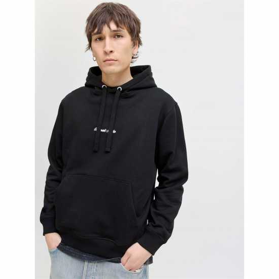 Блуза С Качулка Jack And Jones Hoodie Mens Black Блуза С Качулка Jack And Jones Hoodie Mens Black