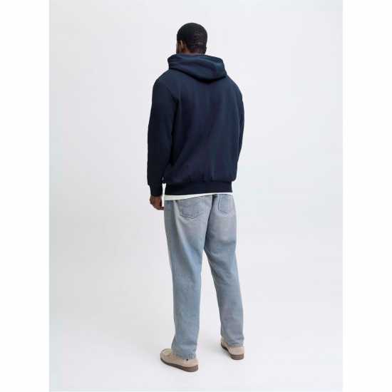 Jack And Jones + 2 Col Hoodie Sn62 Sky Captain Jack And Jones + 2 Col Hoodie Sn62 Sky Captain