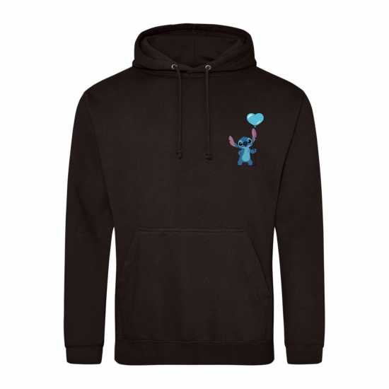 Character Disney Printed Adult Valentines Day Hoodie Stitch Balloon 