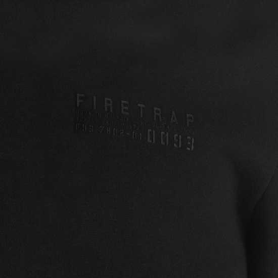 Firetrap Mens Brunel Full Zip Fleece Hoodie Черно Мъжки суитчъри и блузи с качулки