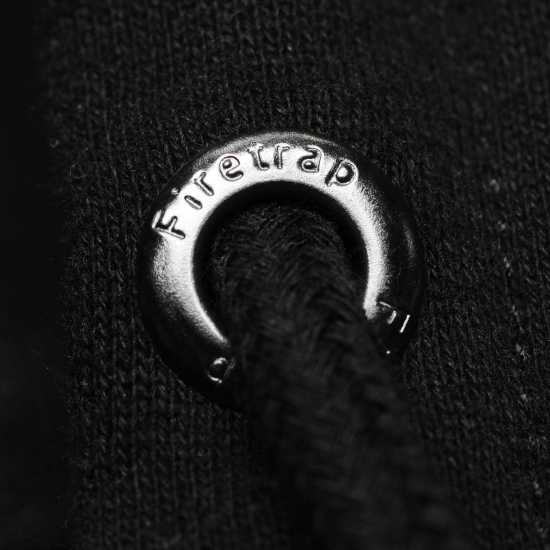 Firetrap Mens Brunel Full Zip Fleece Hoodie Черно Мъжки суитчъри и блузи с качулки