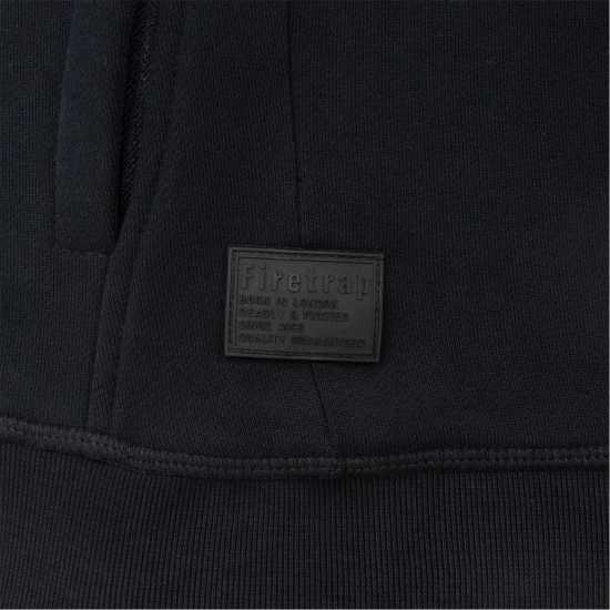 Firetrap Mens Brunel Full Zip Fleece Hoodie Черно Мъжки суитчъри и блузи с качулки