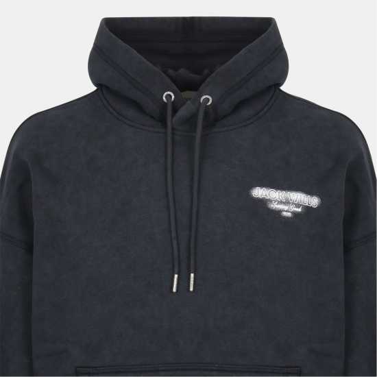 Jack Wills Script Hoodie Sn54 Черно Jack Wills Script Hoodie Sn54 Черно