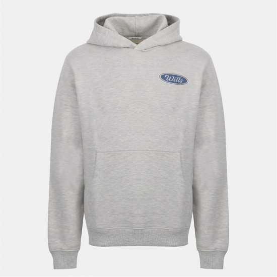 Jack Wills Americano Hoodie Sn54 Ice Marl Jack Wills Americano Hoodie Sn54 Ice Marl