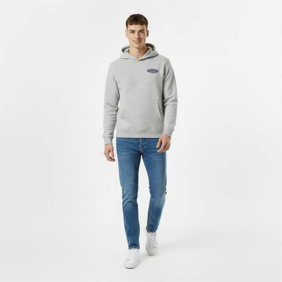 Jack Wills Men's Americano Cotton Long Sleeve Hoodie Ледена марла 