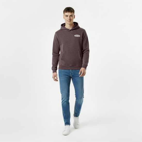 Jack Wills Men's Americano Cotton Long Sleeve Hoodie Черен кафе 