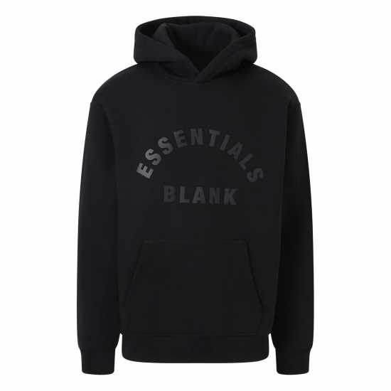 Blank Essentials Be Arch Hoodie Mens Черно Blank Essentials Be Arch Hoodie Mens Черно