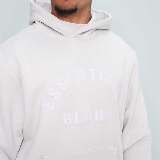 Blank Essentials Be Arch Hoodie Mens Пластмасова сива Blank Essentials Be Arch Hoodie Mens Пластмасова сива