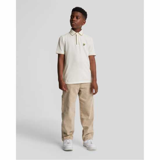 Lyle And Scott Блуза С Яка Kids' Short-Sleeve Polo Shirt X157 Креда 