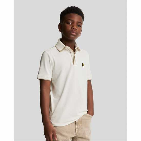 Lyle And Scott Блуза С Яка Kids' Short-Sleeve Polo Shirt X157 Креда 