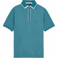 Lyle and Scott Kids' Short-Sleeve Polo Shirt X579 Синя Буря Lyle And Scott Блуза С Яка Kids' Short-Sleeve Polo Shirt X579 Синя Буря