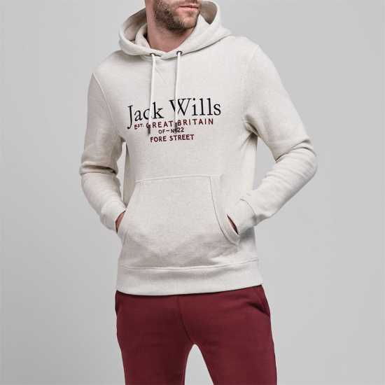 Мъжки суитчъри и блузи с качулки Jack Wills Batsford Logo Hoodie Mens Faded Indigo Jack Wills Batsford Logo Hoodie Mens Faded Indigo Мъжки суитчъри и блузи с качулки