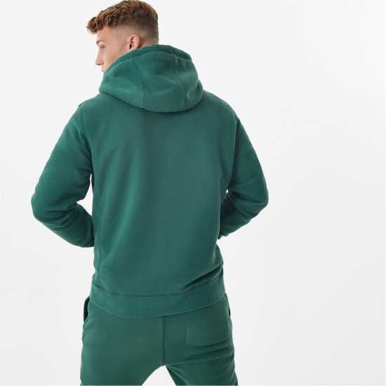 Jack Wills Batsford Logo Hoodie Mens Dark Green Мъжки суитчъри и блузи с качулки
