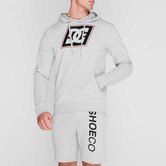 Мъжки суитчъри и блузи с качулки Dc Slant Logo Hoodie Сиво Dc Slant Logo Hoodie Сиво Мъжки суитчъри и блузи с качулки