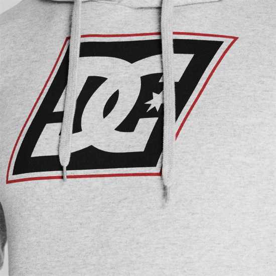 Мъжки суитчъри и блузи с качулки Dc Slant Logo Hoodie Сиво Dc Slant Logo Hoodie Сиво Мъжки суитчъри и блузи с качулки