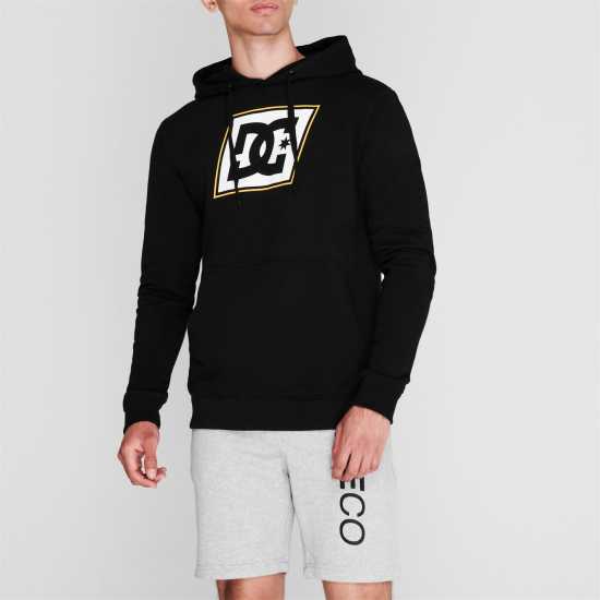 Мъжки суитчъри и блузи с качулки Dc Slant Logo Hoodie Черно Dc Slant Logo Hoodie Черно Мъжки суитчъри и блузи с качулки