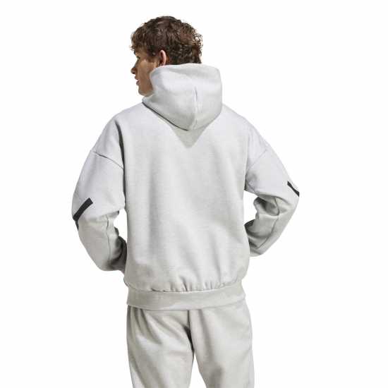 Adidas Z.n.e. Hoodie Mens Сива Хизър Мъжки суитчъри и блузи с качулки