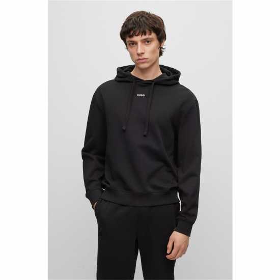 Hugo Boss Hugo Hoodie Черно Мъжки суитчъри и блузи с качулки
