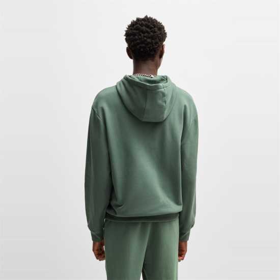 Hugo Boss Hugo Hoodie Open Green Мъжки суитчъри и блузи с качулки