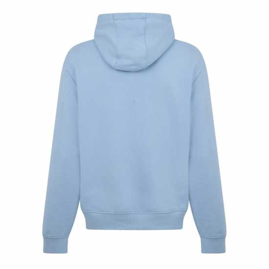 Hugo Boss Hugo Logo Hoodie Open Blue 