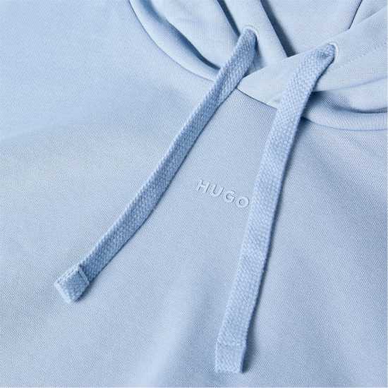 Hugo Boss Hugo Logo Hoodie Open Blue 