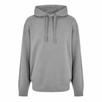 Hugo Boss Hugo Logo Hoodie Open Grey 