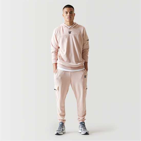 Мъжки суитчъри и блузи с качулки 11 Degrees Woven Pocket Joggers - Putty Pink 11 Degrees Woven Pocket Joggers - Putty Pink Мъжки суитчъри и блузи с качулки