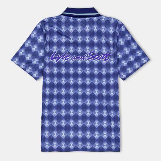 Lyle And Scott Блуза С Яка Argyle Short-Sleeve Polo Shirt  