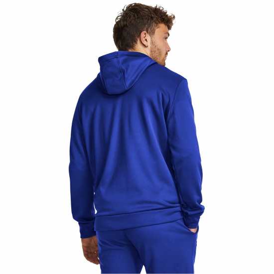 Under Armour Fleece Full Zip Hoodie Mens Синьо Мъжки суитчъри и блузи с качулки