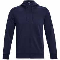 Under Armour Fleece Full Zip Hoodie Mens Синьо Мъжки суитчъри и блузи с качулки