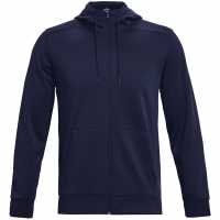 Under Armour Fleece Full Zip Hoodie Mens Blue Мъжки суитчъри и блузи с качулки